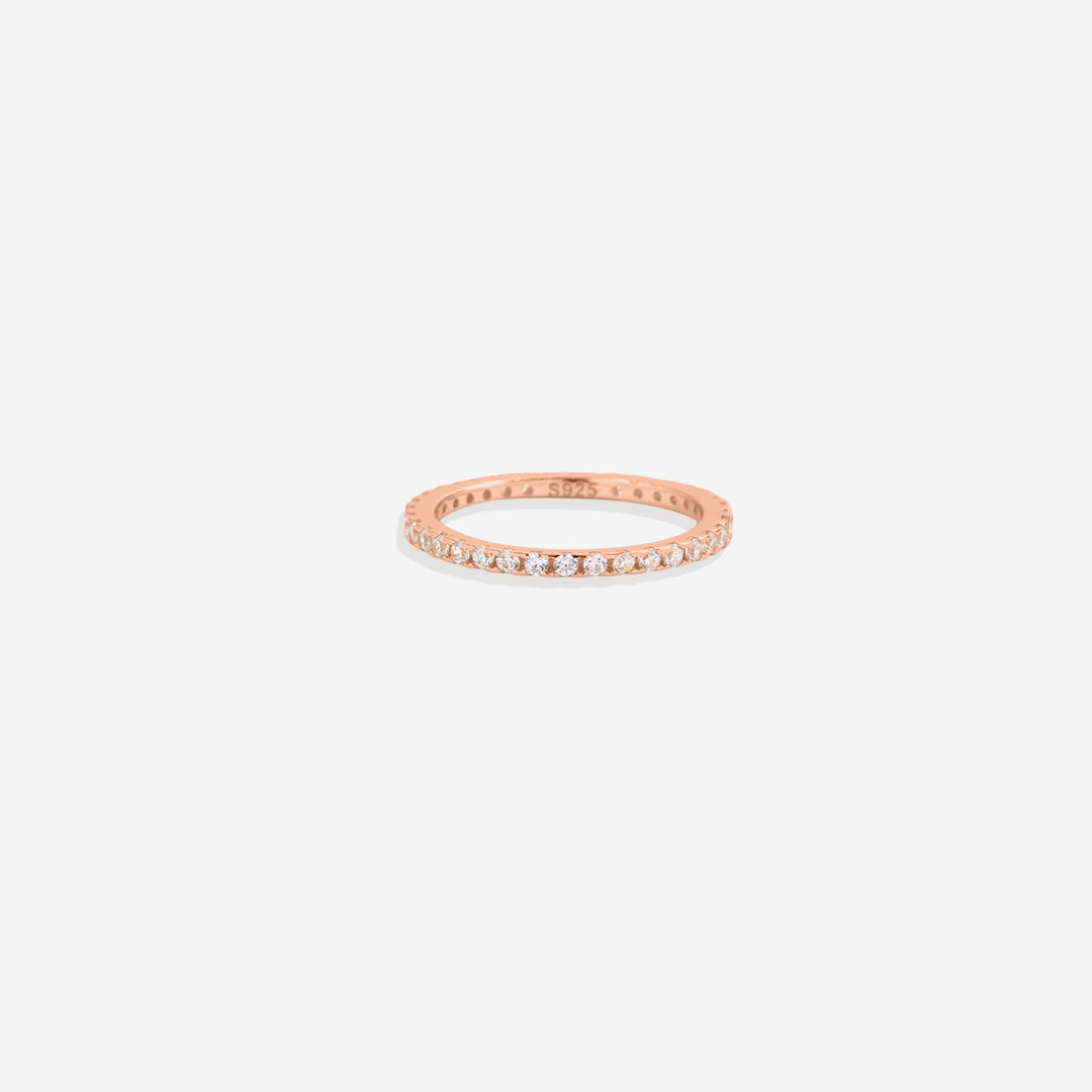 Birthstone Eternity Stacking Ring