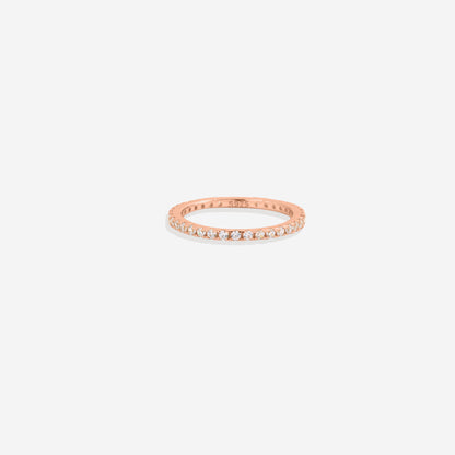 Birthstone Eternity Stacking Ring