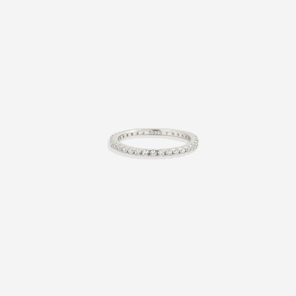 Birthstone Eternity Stacking Ring