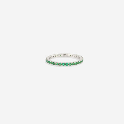 Birthstone Eternity Stacking Ring