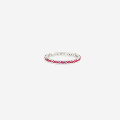Birthstone Eternity Stacking Ring
