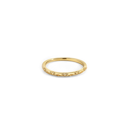 Dainty Birthstone Constellation Band