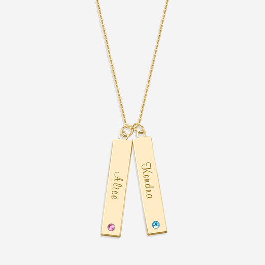 Birthstone Bar Necklace