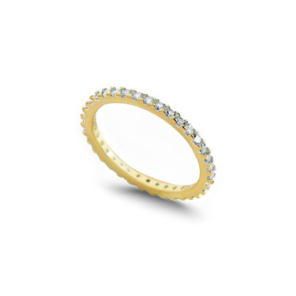 Birthstone Eternity Stacking Ring