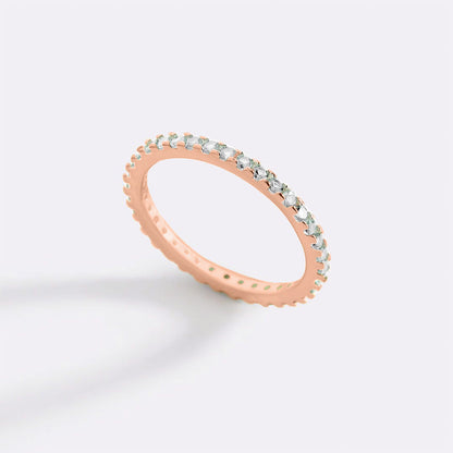 Birthstone Eternity Stacking Ring