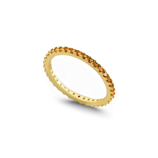 Birthstone Eternity Stacking Ring