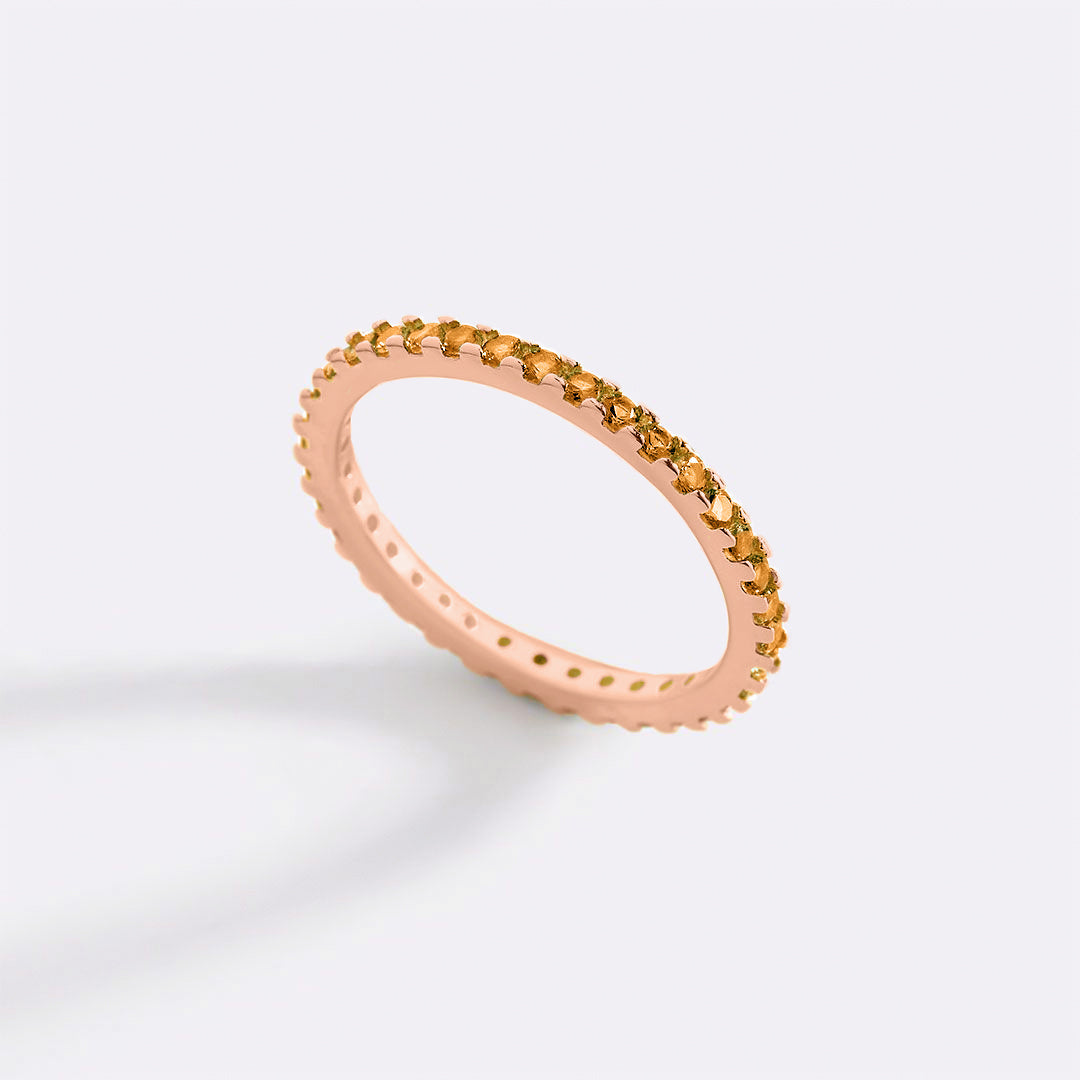 Birthstone Eternity Stacking Ring