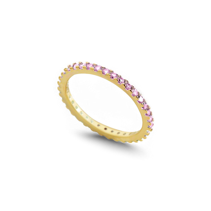 Birthstone Eternity Stacking Ring