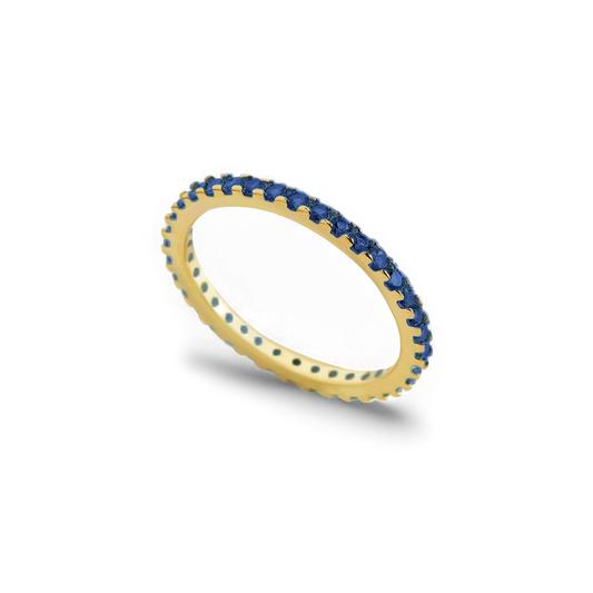 Birthstone Eternity Stacking Ring
