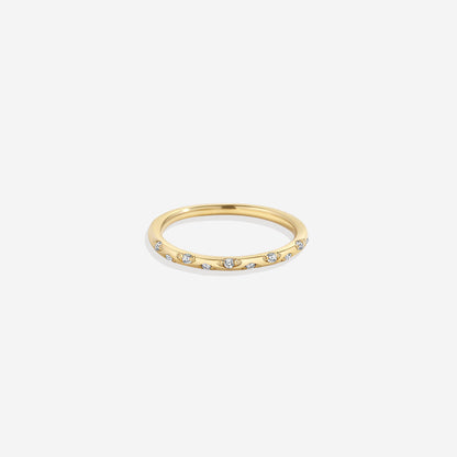 Dainty Birthstone Constellation Band