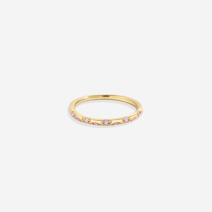 Dainty Birthstone Constellation Band
