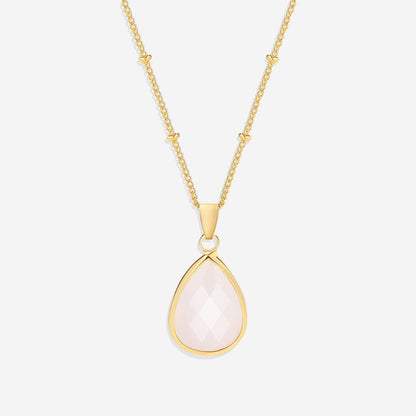 Birthstone Drop Pendant Necklace