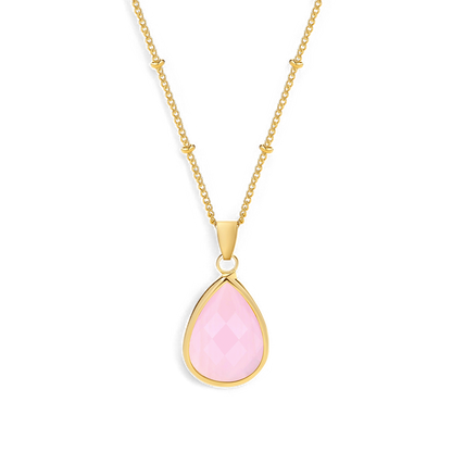 Birthstone Drop Pendant Necklace