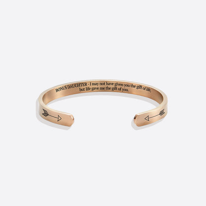 Bonus Daughter Cuff Bracelet