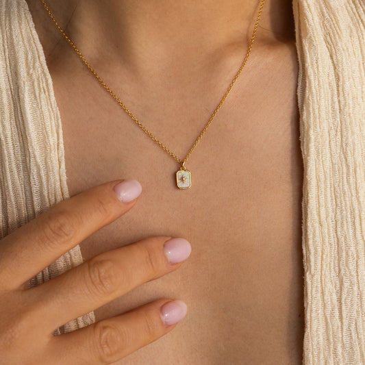 North Star Gemstone Necklace