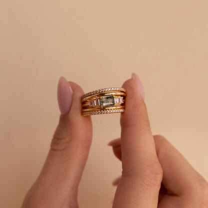 Agate Statement Ring