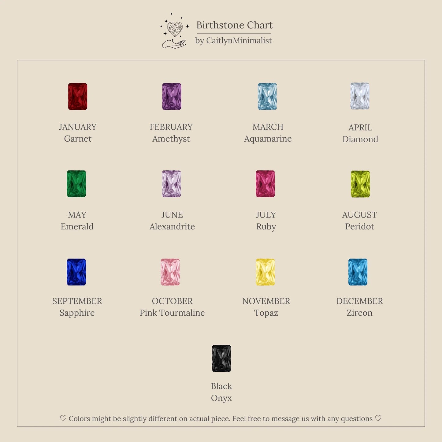 Toi et Moi Birthstone Earrings