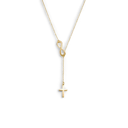 Cross and Infinity Necklace