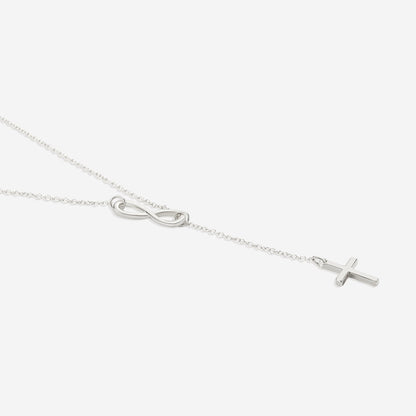 Cross and Infinity Necklace