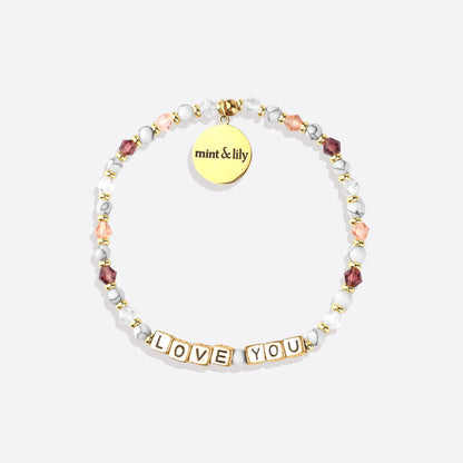 Individuelles Amethyst Dreams Freundschaftsperlenarmband