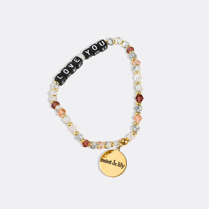 Individuelles Amethyst Dreams Freundschaftsperlenarmband