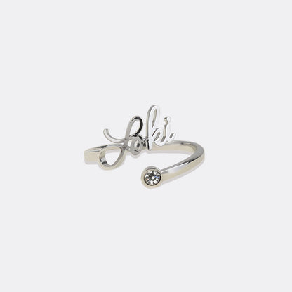 Custom Birthstone Name Ring