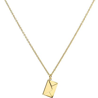 Personalized Envelope Letter Necklace