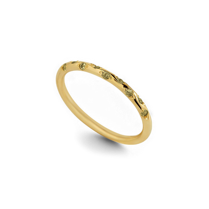 Dainty Birthstone Constellation Band