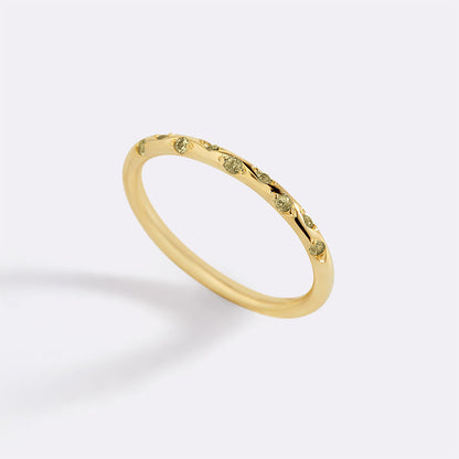 Dainty Birthstone Constellation Band