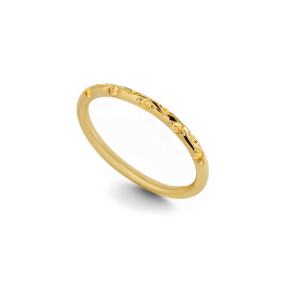 Dainty Birthstone Constellation Band