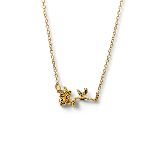 Dainty Birth Flower Necklace