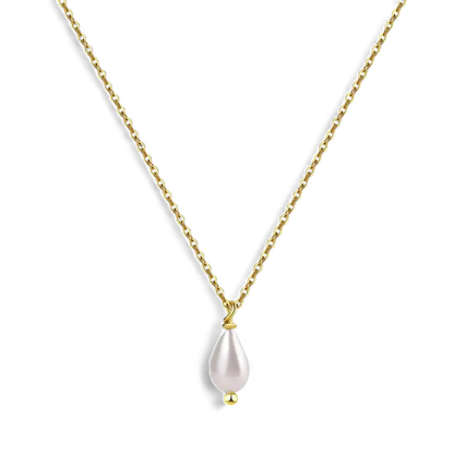 Dainty Pearl Drop Necklace