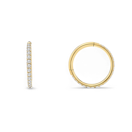 Eternity Crystal Cartilage Hoops | 16g