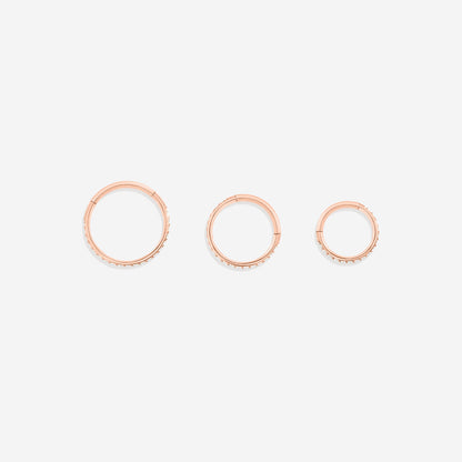 Eternity Crystal Cartilage Hoops | 16g