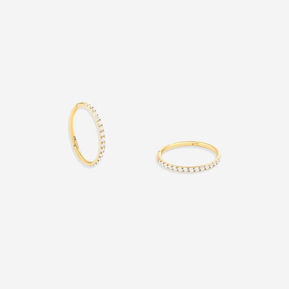 Eternity Crystal Cartilage Hoops | 16g