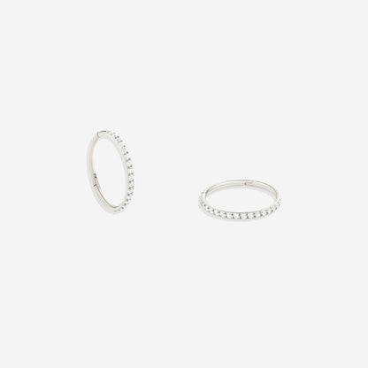 Eternity Crystal Cartilage Hoops | 16g