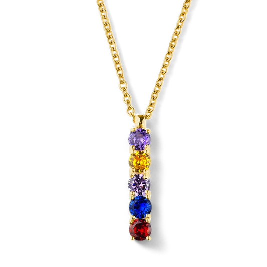 Family Birthstone Necklace