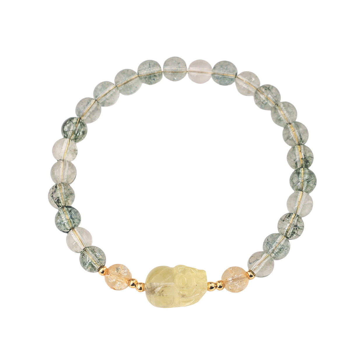Green Phantom Quartz “Transformation and Strength” Bracelet