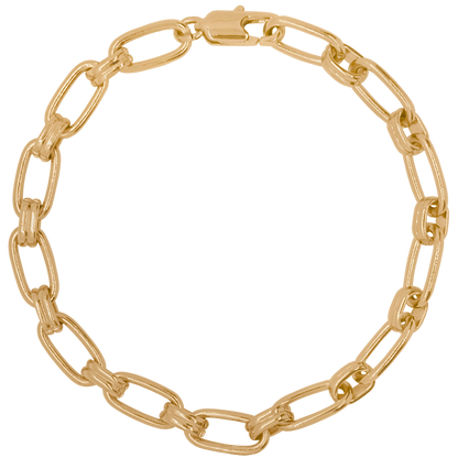 Klobiges Büroklammer-Kettenarmband