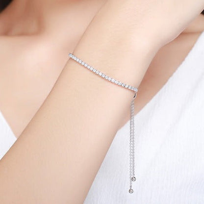 Thin Tennis Bracelet
