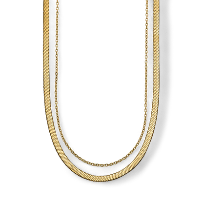 Herringbone & Milano Chain Set