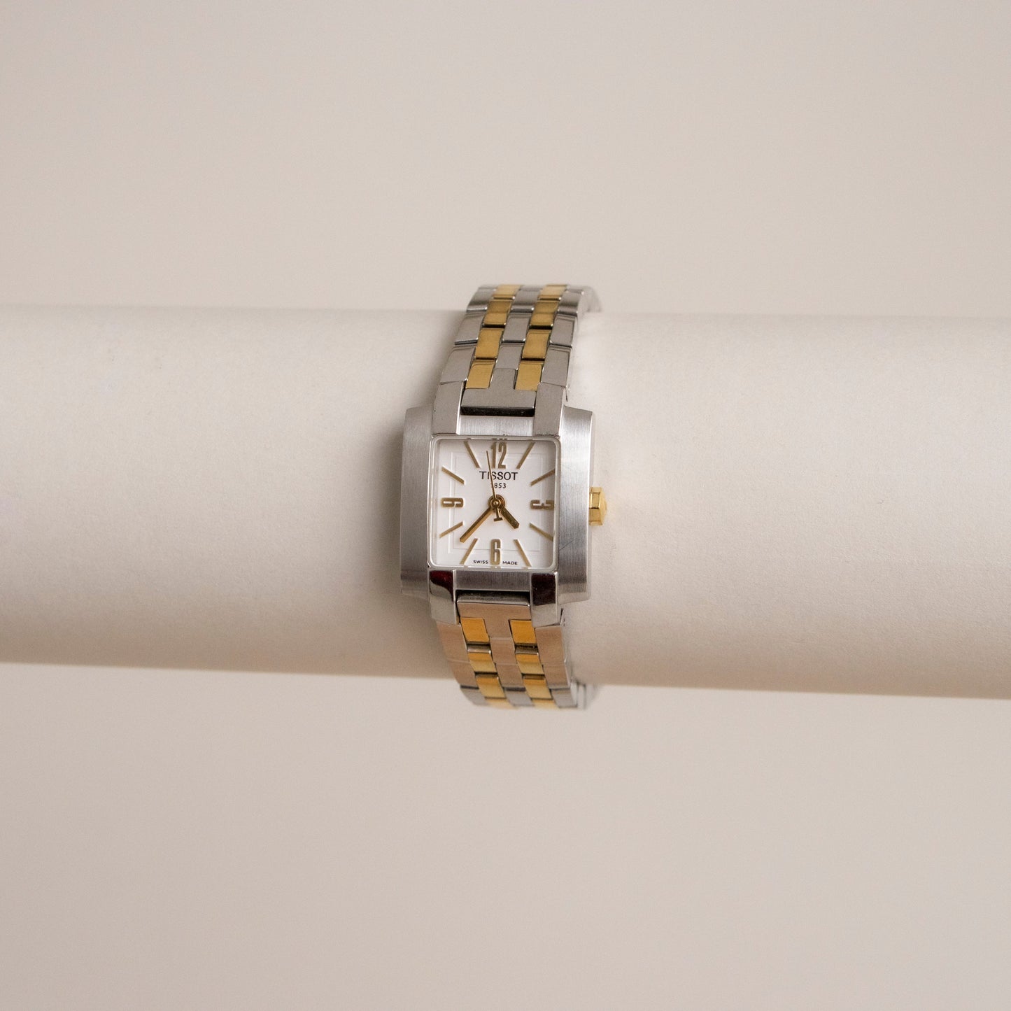 Vintage Tissot Swiss Square Two Tone Watch