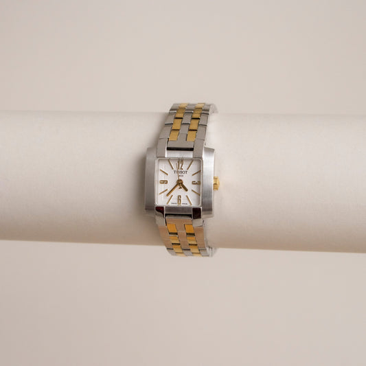 Vintage Tissot Swiss Square Two Tone Watch