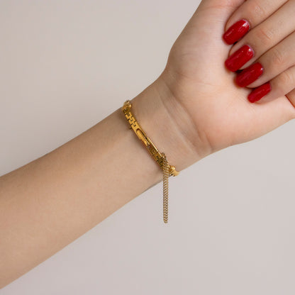 Vintage Fontenay Skinny Diamond Gold Watch