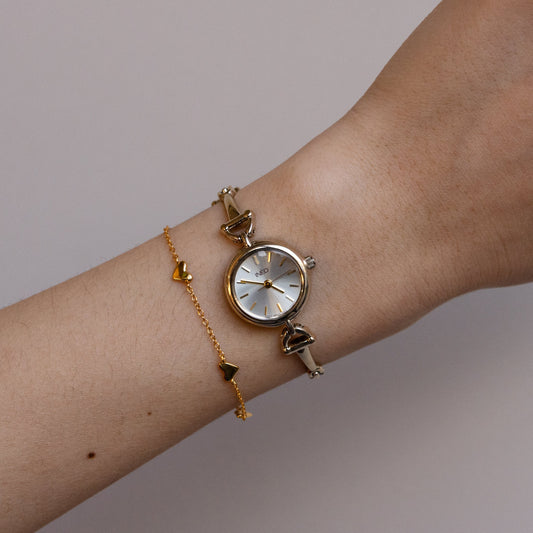 Vintage Citizen Skinny Round Light Gold Watch