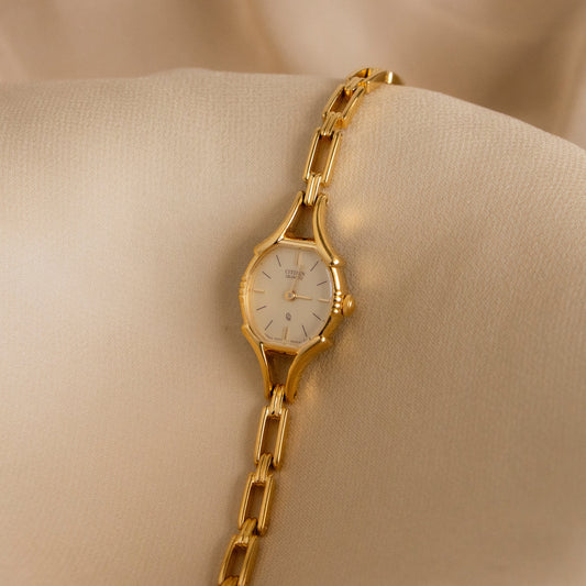 Vintage Citizen Links Gold Watch