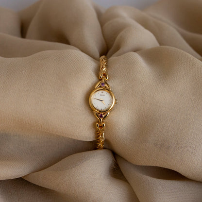 Vintage Seiko Ruby Rope Gold Watch