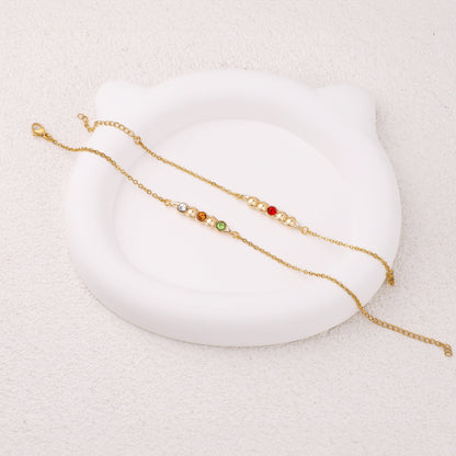 Erbsen in einer Schote Geburtssteinarmband