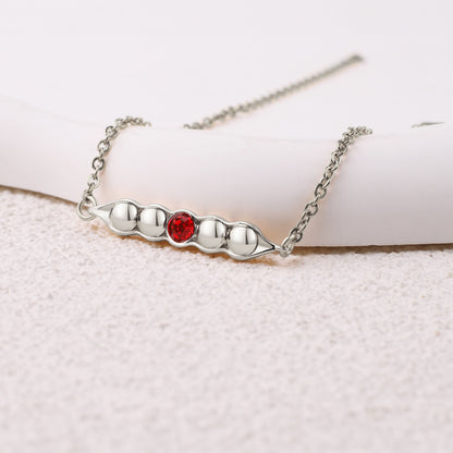 Erbsen in einer Schote Geburtssteinarmband