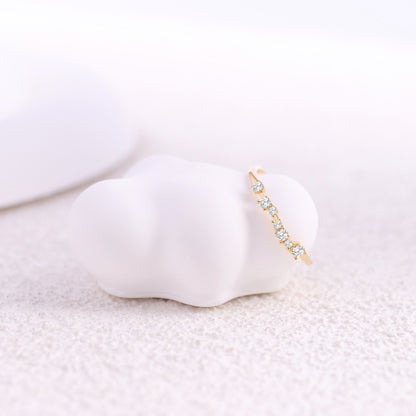 Schimmernder Diamantring
